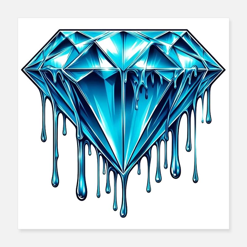 Diamond Poster 16" x 16" (40x40 cm)