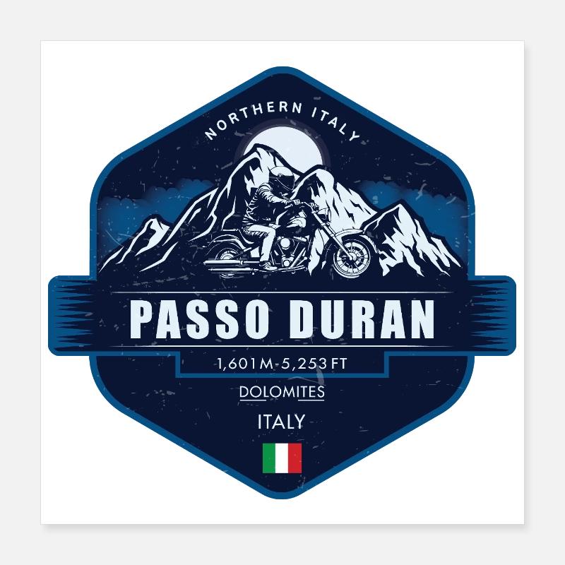 Passo Duran – Dolomites , Italy Poster 16" x 16" (40x40 cm)