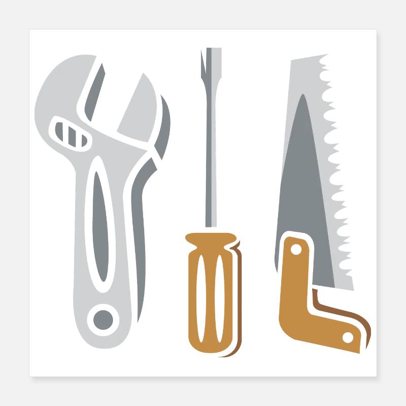 Tool Set – DIY Design Poster 16" x 16" (40x40 cm)