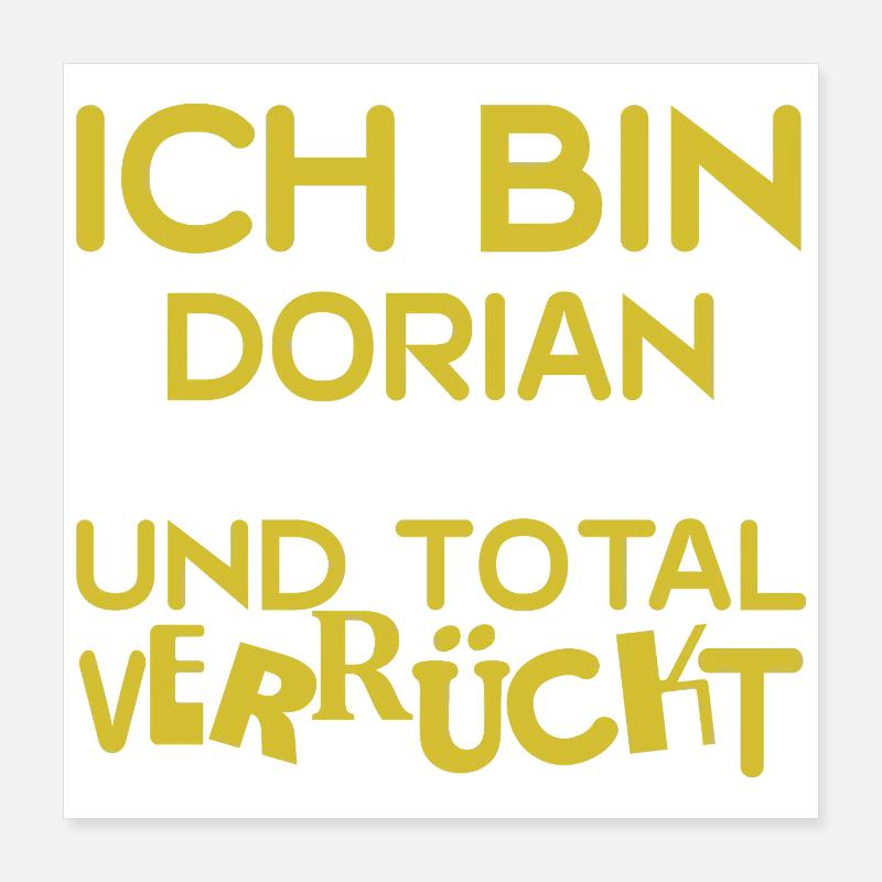 Dorian Dorian Poster 40 x 40 cm