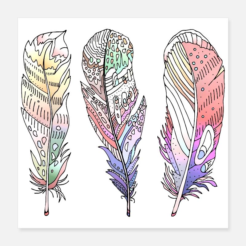 Pen Poster 16" x 16" (40x40 cm)