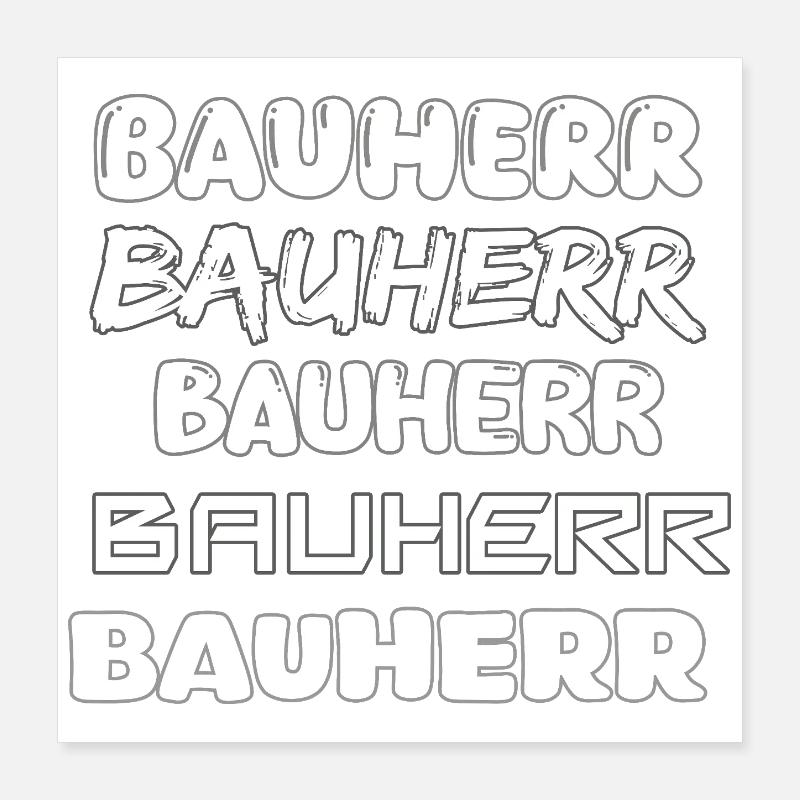 client Poster 40 x 40 cm