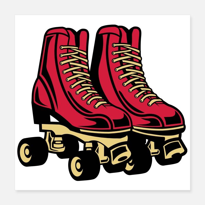 2541614 135123868 Roller Skate Poster 40 x 40 cm