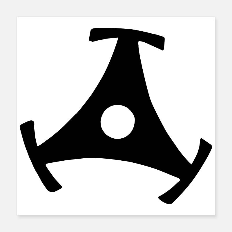 45 R.P.M. Adaptor Poster 16" x 16" (40x40 cm)