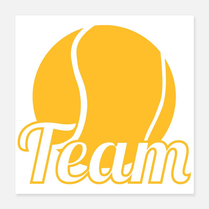 Tennis Poster 40 x 40 cm