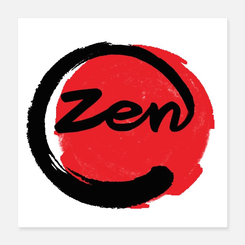 Zen Poster 40x40 cm