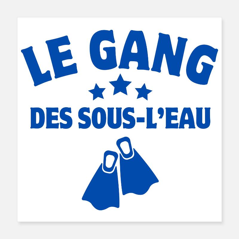 plongée sous-marine, plongeur, plongée Poster 40 x 40 cm