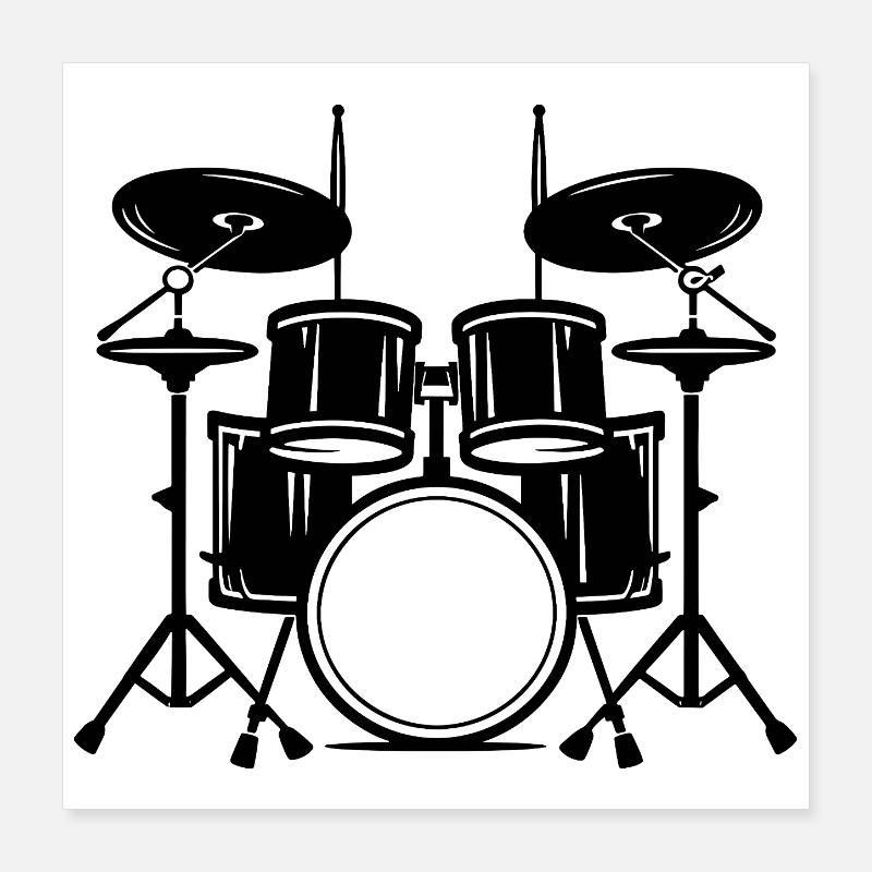 Percussion Poster 16" x 16" (40x40 cm)