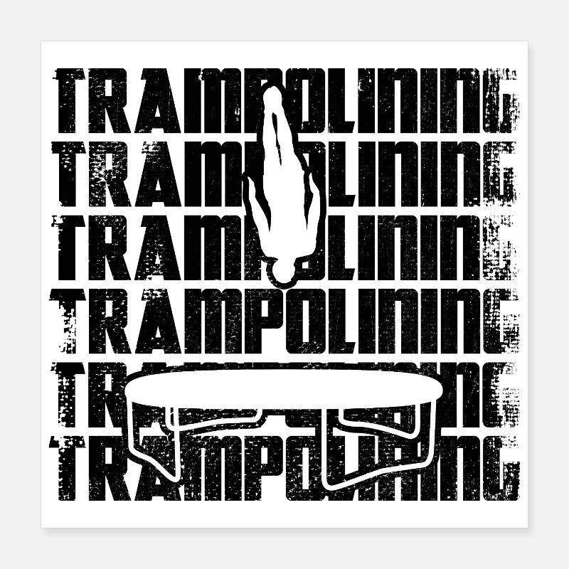 Trampoline operator Poster 16" x 16" (40x40 cm)