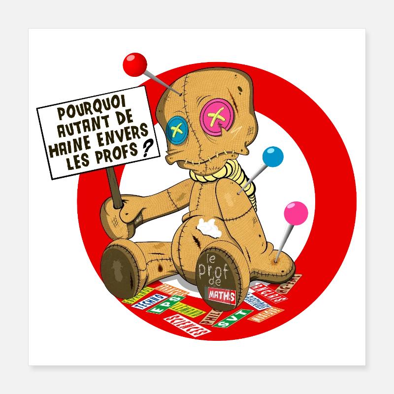 Stop the teacher bashing - Why so much hate? Poster 16" x 16" (40x40 cm)