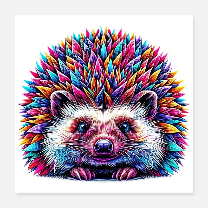 Igel Poster 40x40 cm