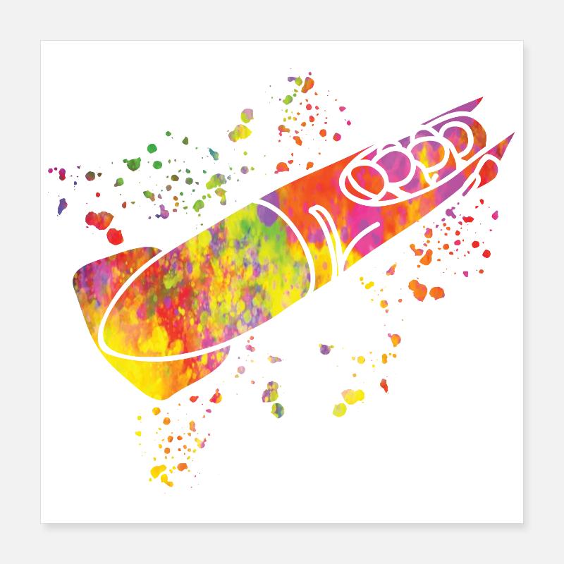 Bob Team Anschieber Bob Poster 40x40 cm