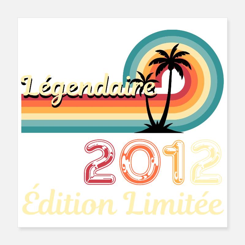 Légendaire 2012, édition limitée Poster 40 x 40 cm