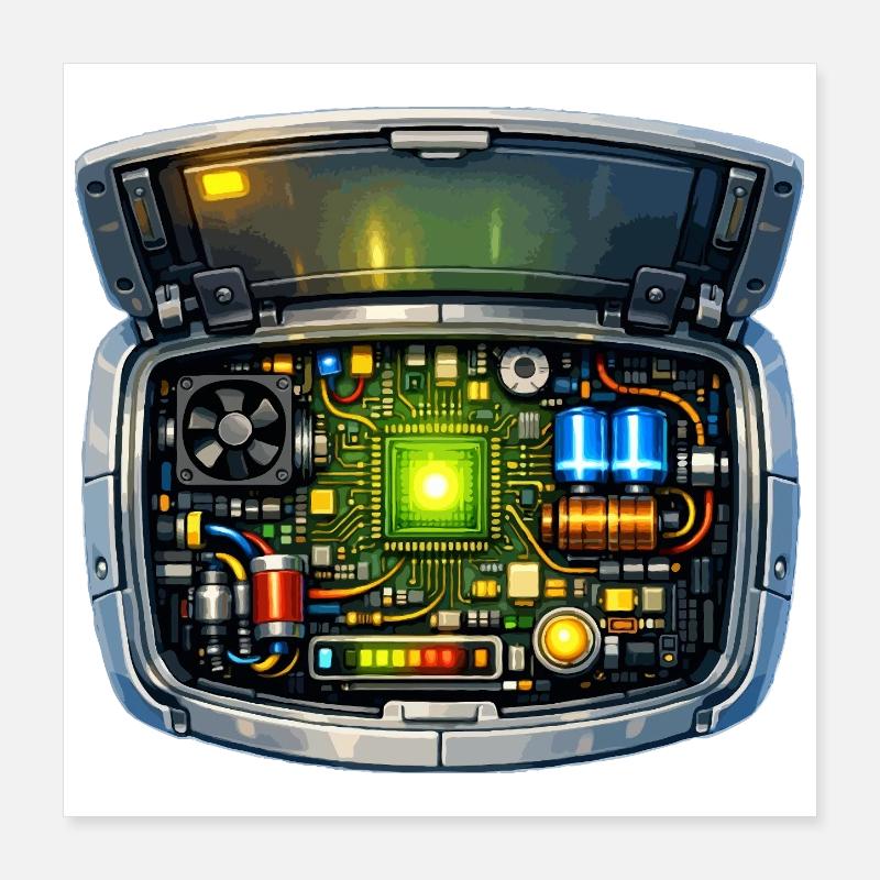 Carte mère Poster 40 x 40 cm