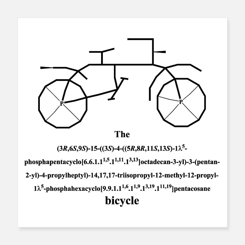 Bicycle - bicycle Poster 16" x 16" (40x40 cm)