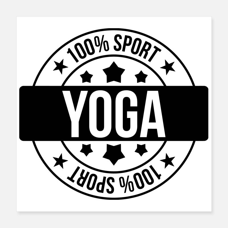 Yoga / Yogi / Bouddhisme / Bouddhiste Poster 40 x 40 cm