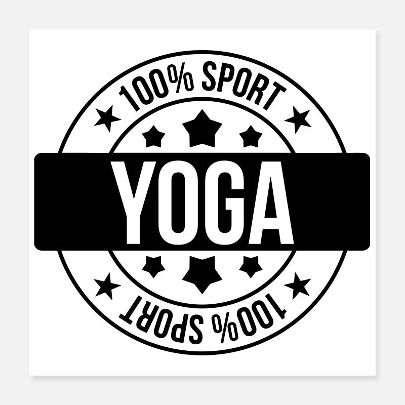 Yoga / Yogi / Buddhism / Buddhismus / Bouddhisme Poster 16" x 16" (40x40 cm)