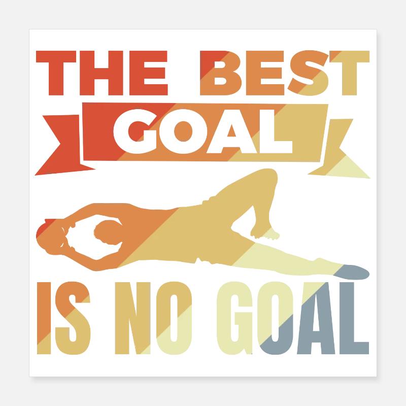Gardien de but Poster 40 x 40 cm
