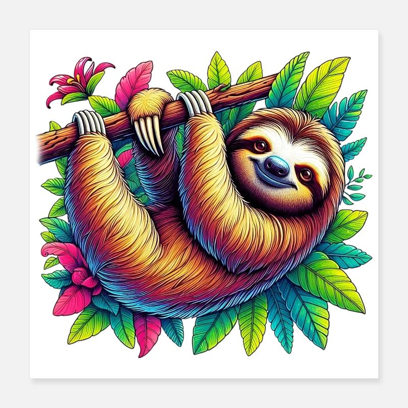 Paresse Poster 40 x 40 cm