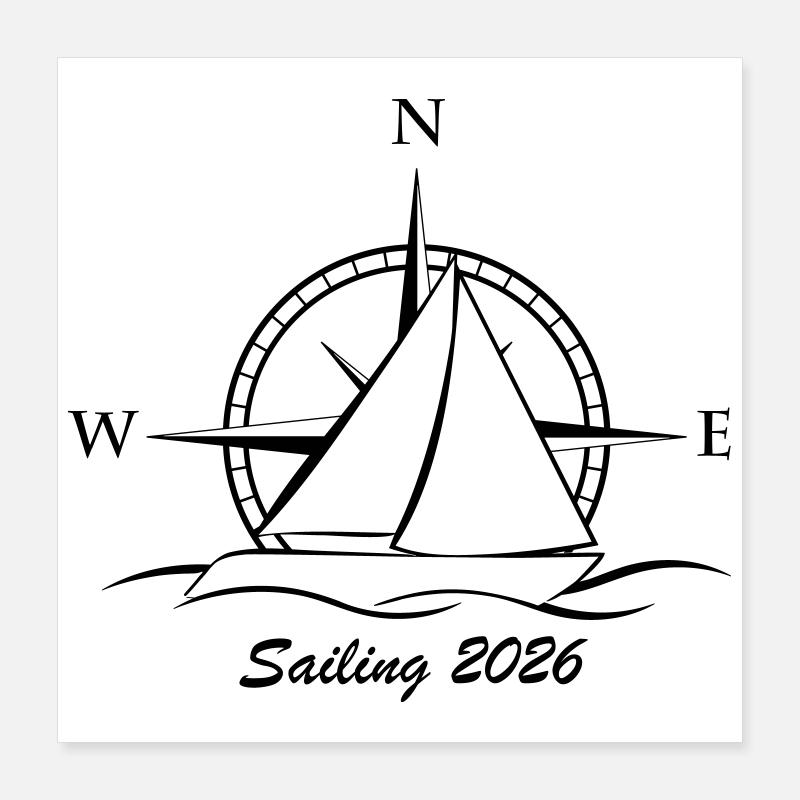 Voile 2026 Poster 40 x 40 cm