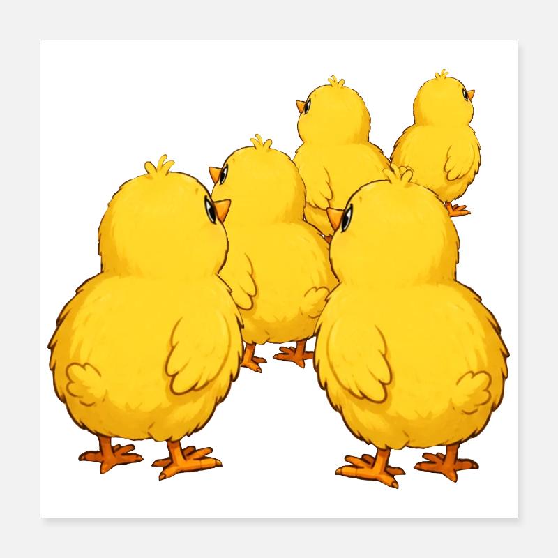 poussin Poster 40 x 40 cm