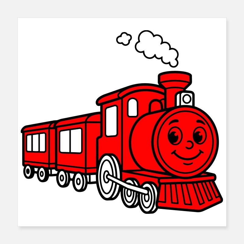 Kinder trainieren Poster 40x40 cm