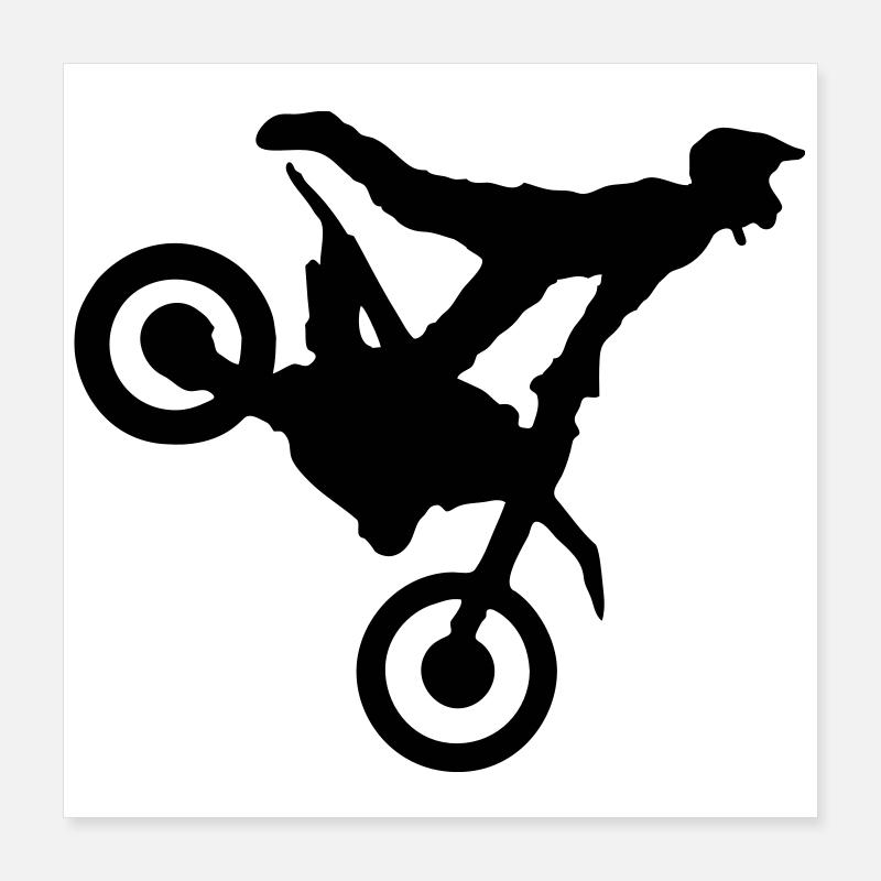 moto cross Poster 40 x 40 cm
