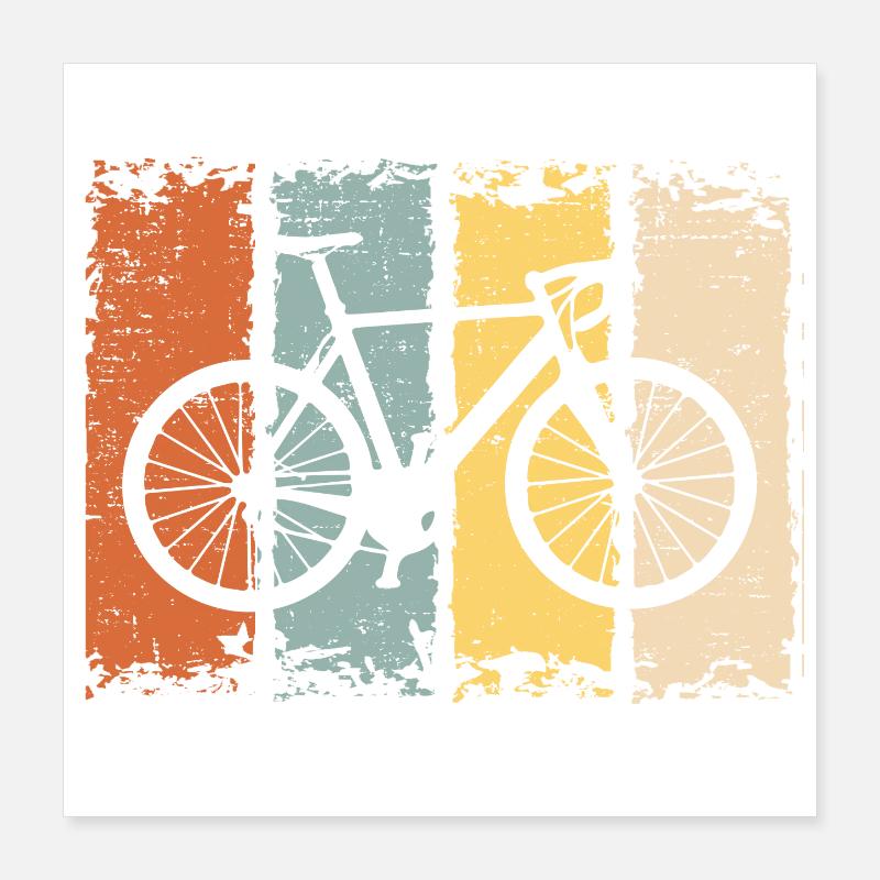 Bicycle Poster 16" x 16" (40x40 cm)