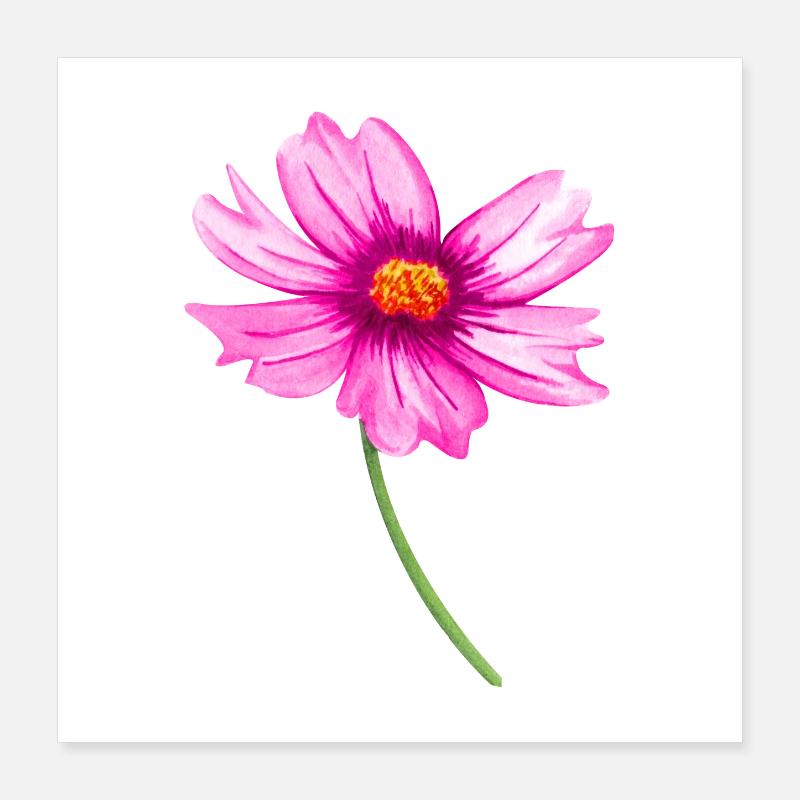 fleur Poster 40 x 40 cm