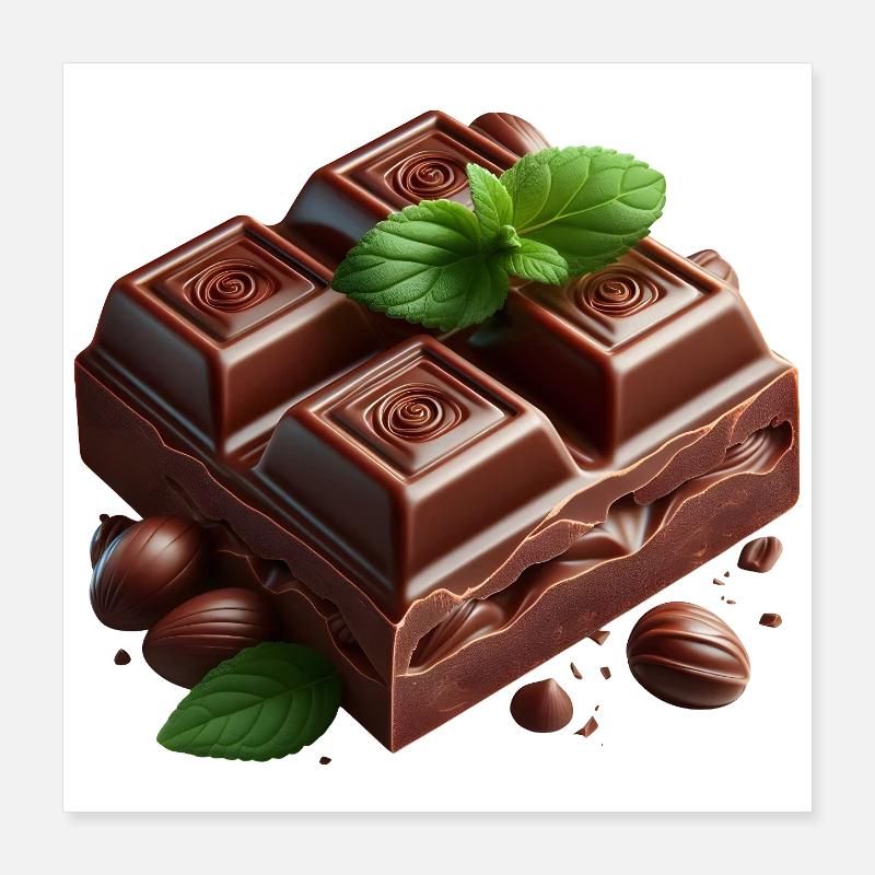 Chocolat Poster 40 x 40 cm
