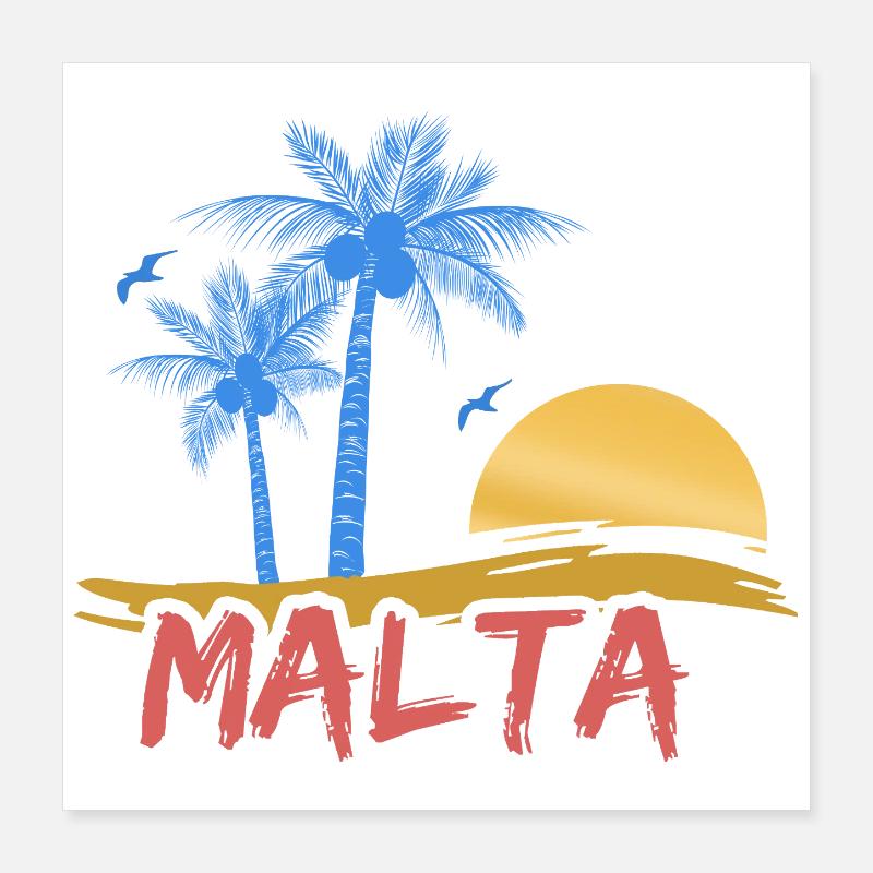 Malte Poster 40 x 40 cm