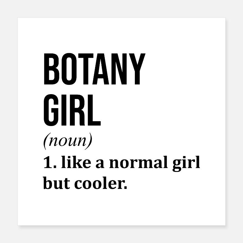 Botany Poster 16" x 16" (40x40 cm)