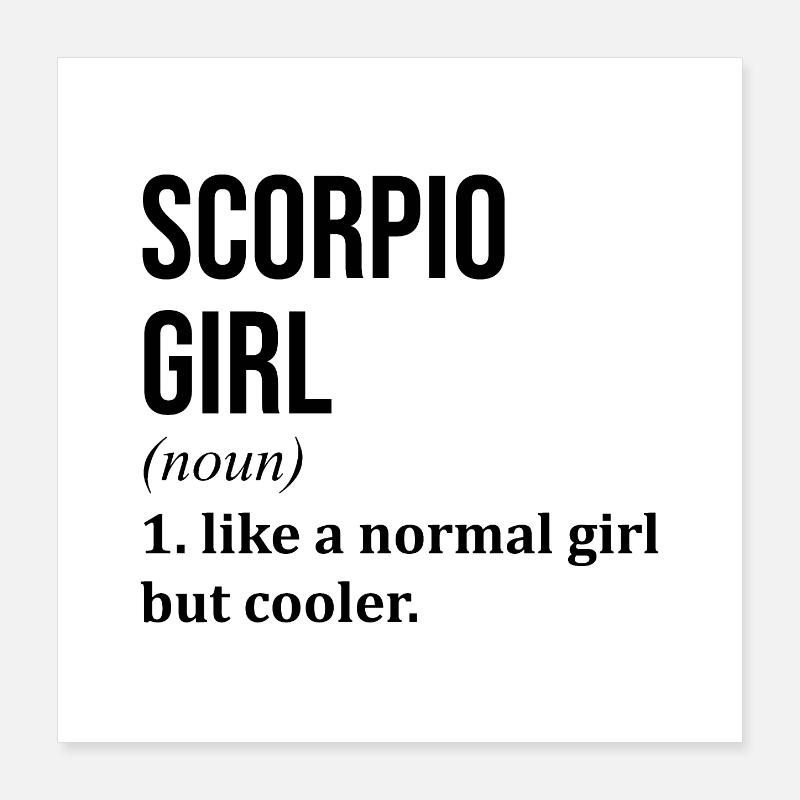Scorpion Poster 40 x 40 cm