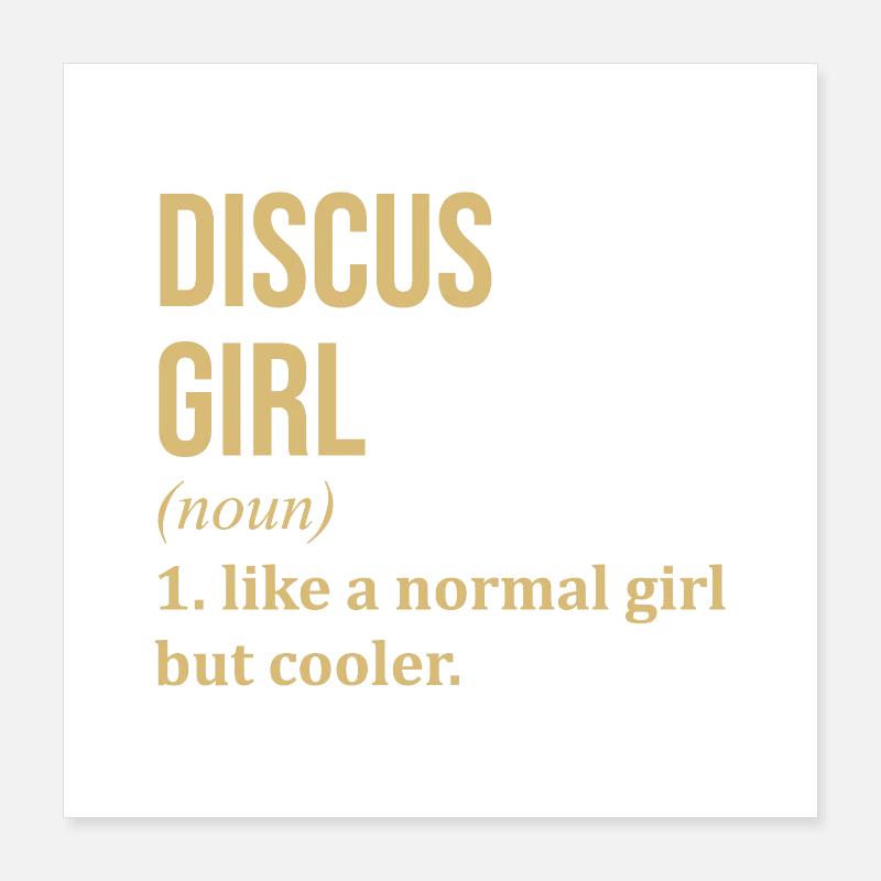 disque Poster 40 x 40 cm