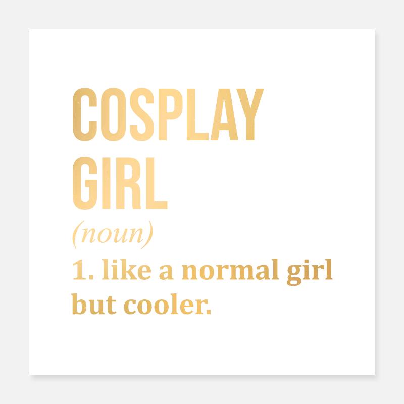 Cosplay Poster 16" x 16" (40x40 cm)