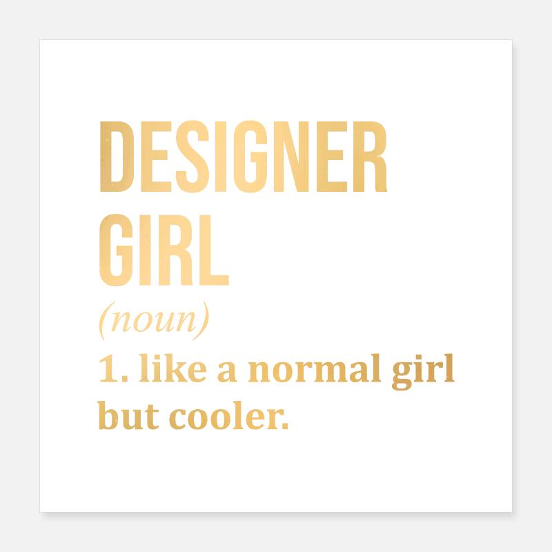 Designer Poster 40x40 cm