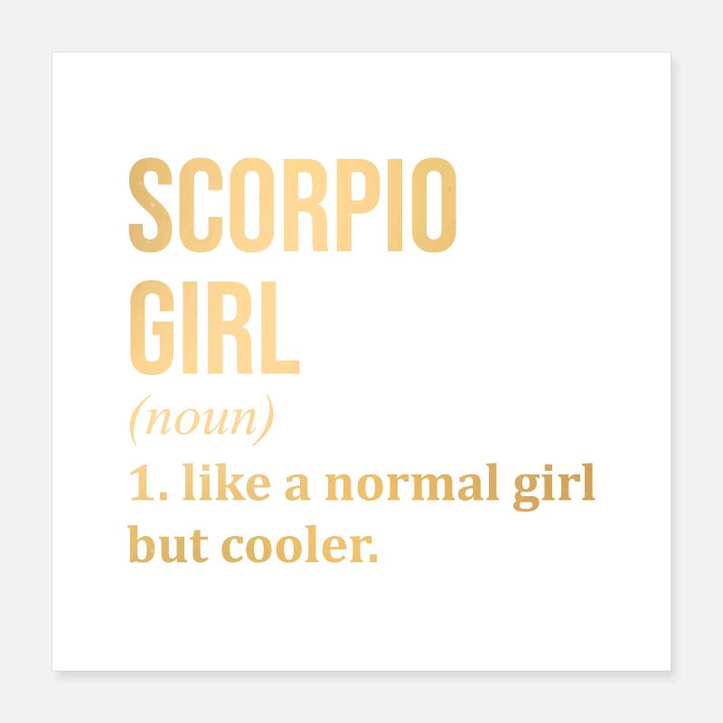 Scorpion Poster 40 x 40 cm