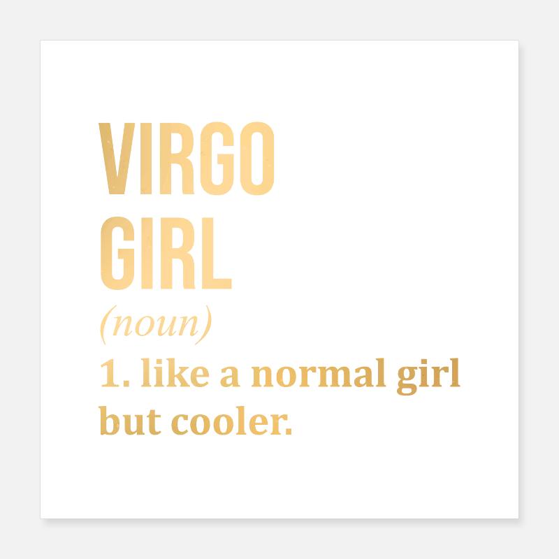 Jungfrau Poster 40x40 cm