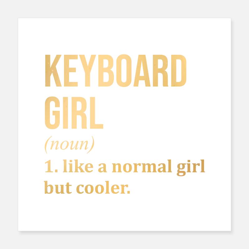 clavier Poster 40 x 40 cm