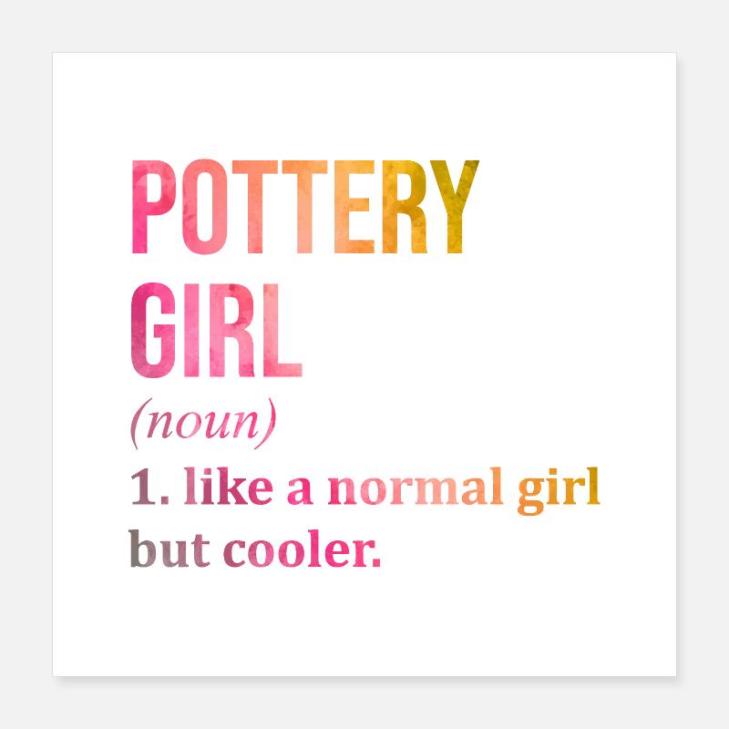 Pottery Poster 16" x 16" (40x40 cm)