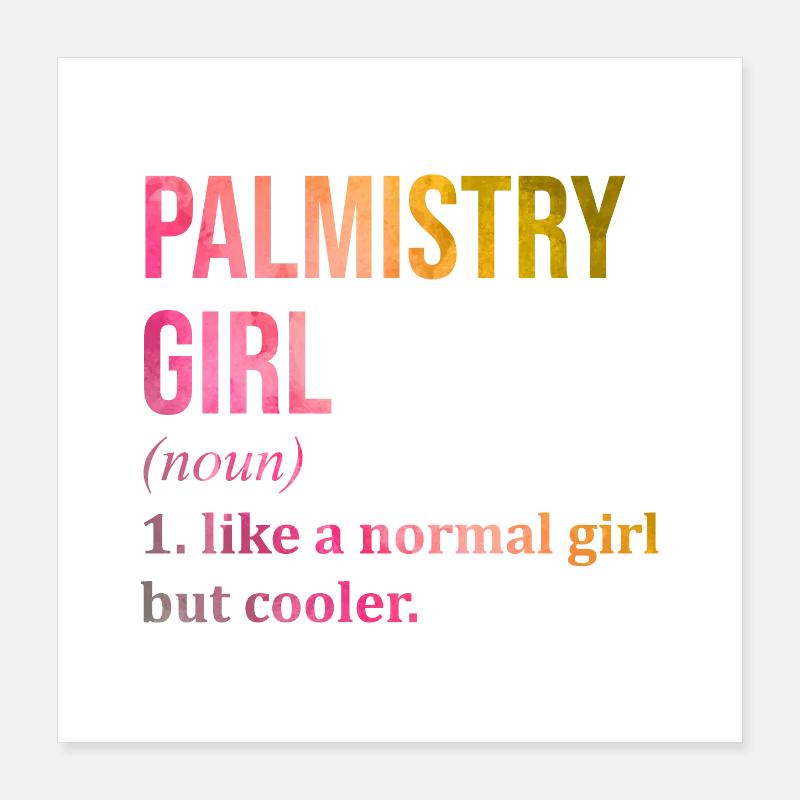 Handarbeit Poster 40x40 cm