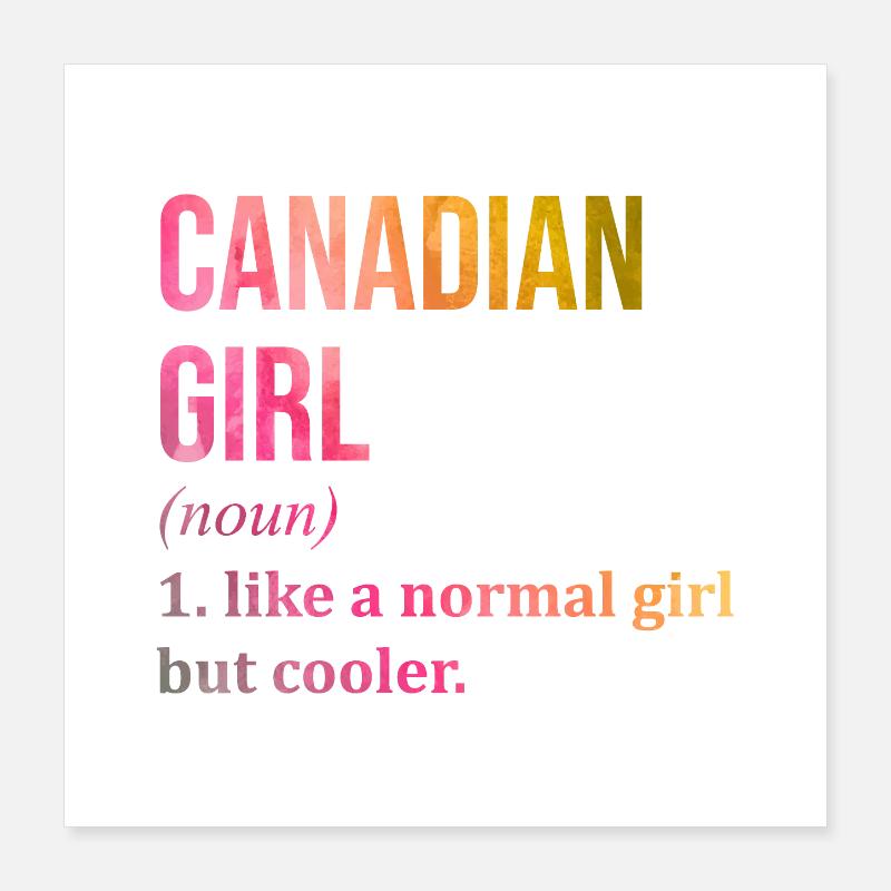 Canada Poster 40 x 40 cm