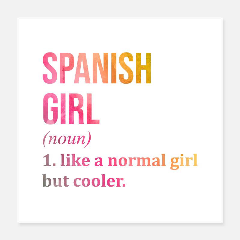 Spain Poster 16" x 16" (40x40 cm)