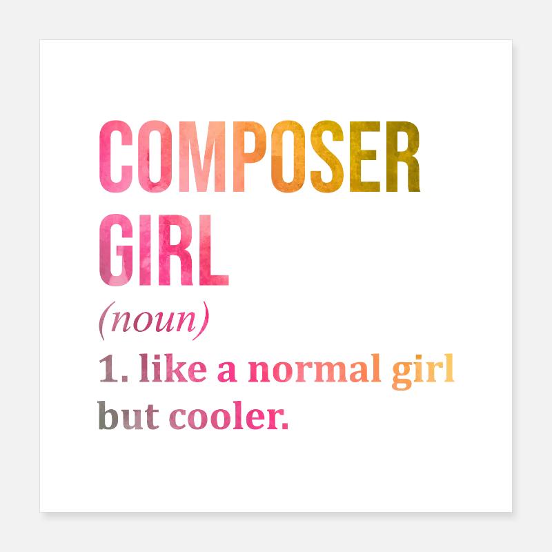 Compose Poster 16" x 16" (40x40 cm)