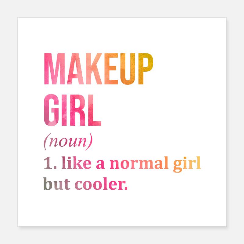 Makeup Poster 16" x 16" (40x40 cm)
