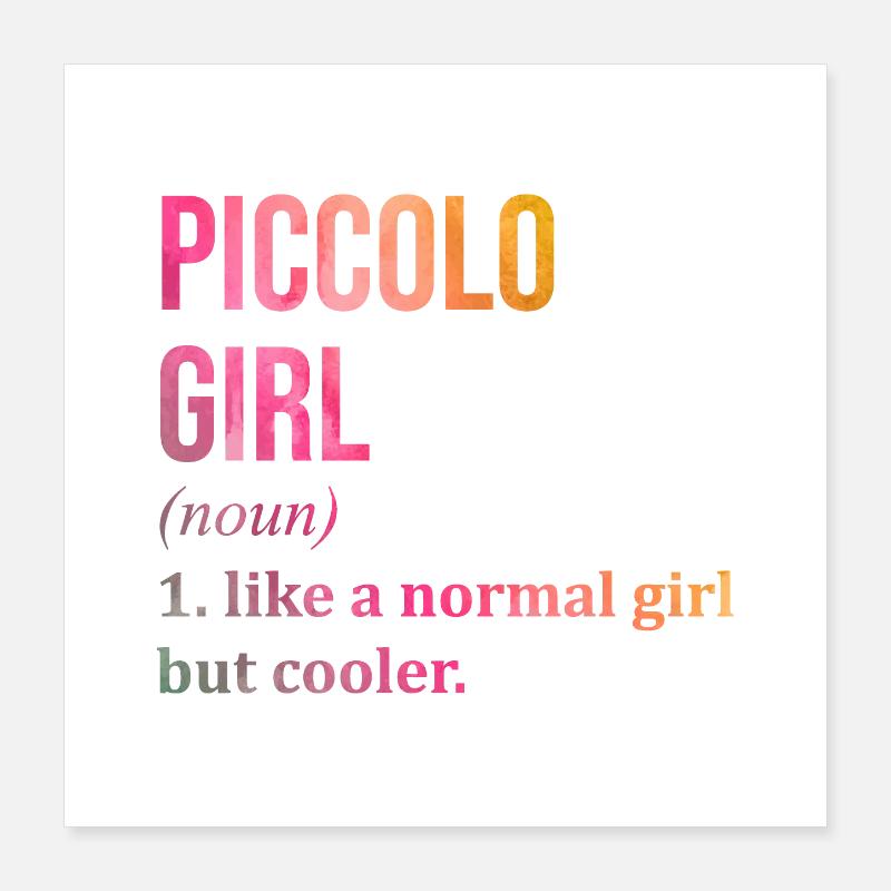 Piccolo Poster 16" x 16" (40x40 cm)