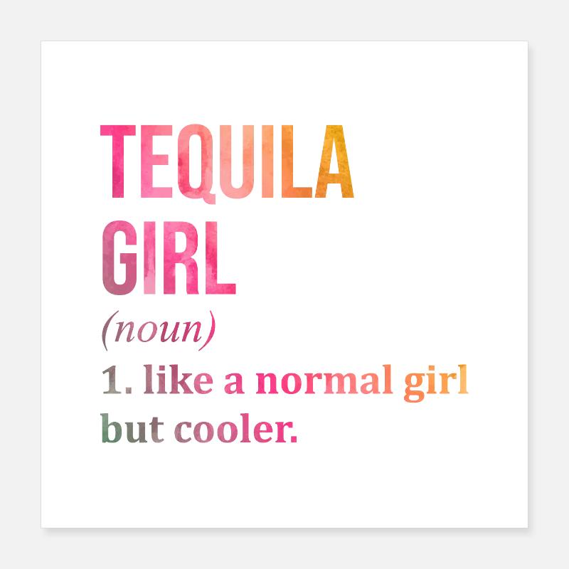 Tequila Poster 40x40 cm