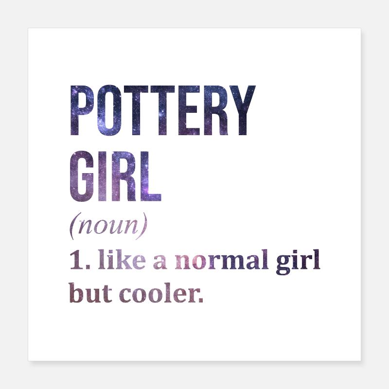 Pottery Poster 16" x 16" (40x40 cm)