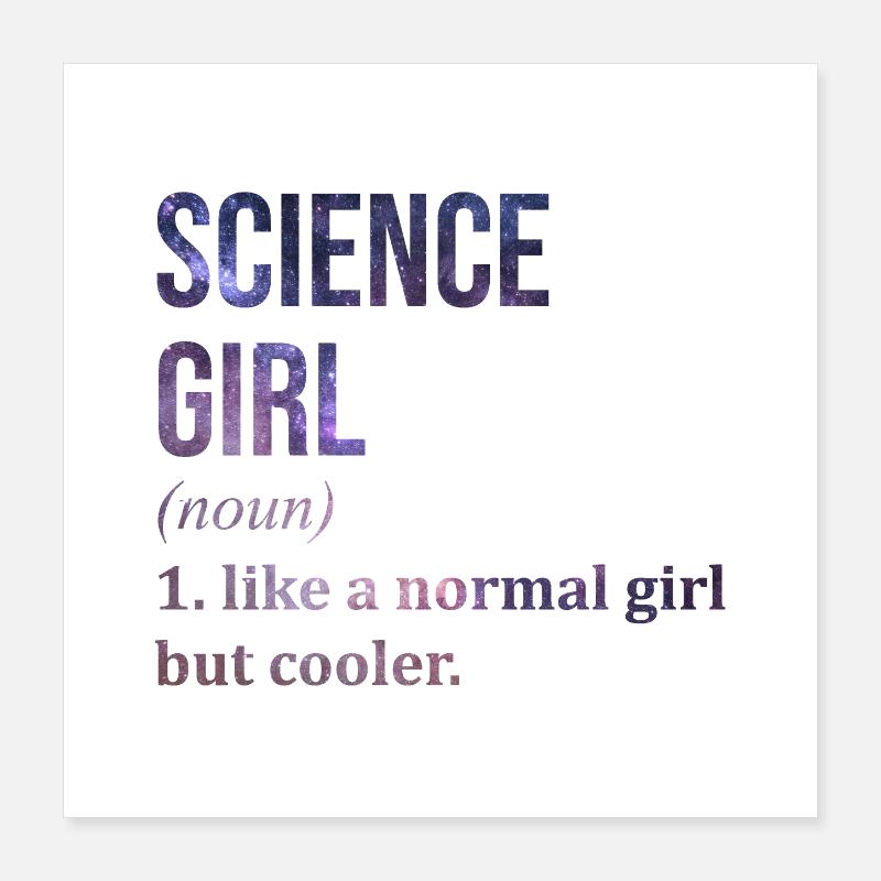 Science Science Science Poster 40 x 40 cm