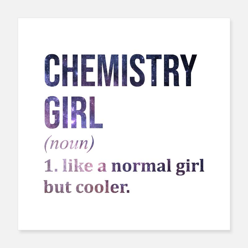 chimie Poster 40 x 40 cm